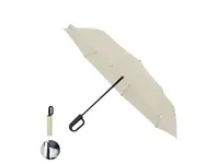 Paraguas plegable de RPET Jonathor automático Ø 100 cm de pongee 190T RPET, vista frontal