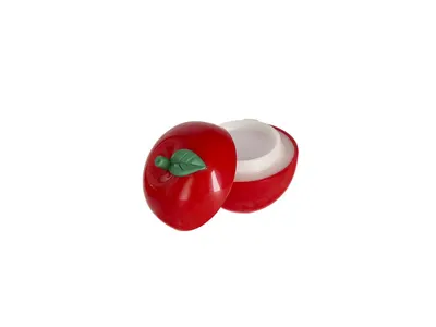 Bálsamo labial vainilla SPF15 con estuche de fruta personalizable