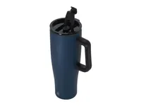 Jarra térmica reciclada Leandrok 1,2 l con pajita de acero inox reciclado, detalle 1