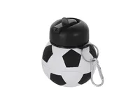 Bidón plegable de silicona Ferdin balón de fútbol 550 ml de silicona, vista lateral