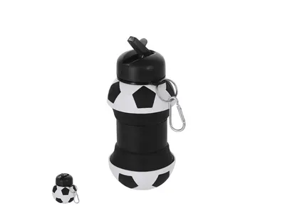 Bidón plegable de silicona Ferdin balón de fútbol 550 ml personalizable