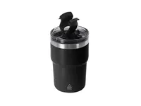 Vaso térmico de acero reciclado Laplux 350 ml semimate de acero inox reciclado, vista lateral