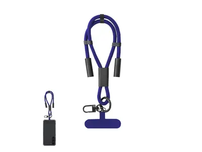 Pulsera portamóvil RPET con cable de carga 60 W personalizable