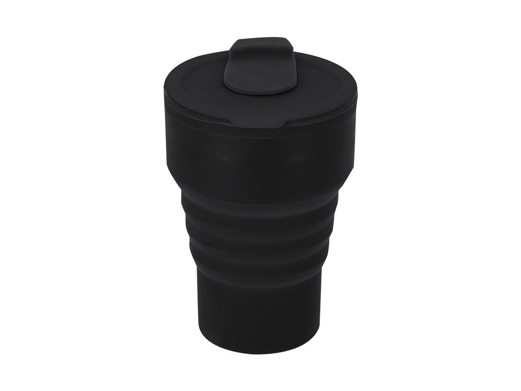 Vaso plegable Roric en color negro