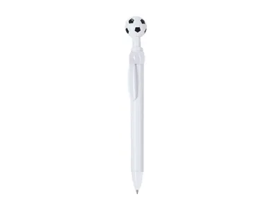 Bolígrafo ABS pulsador con balón de fútbol personalizable