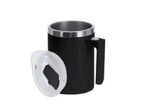 Taza mezcladora de acero Waker 400 ml con agitador de ABS/ acero inox, detalle 1