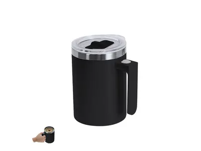 Taza mezcladora de acero Waker 400 ml con agitador personalizable