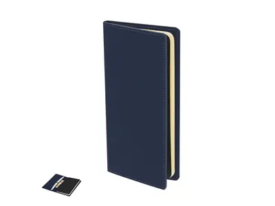 Bloc de polipiel reciclada Glimmer con bolsillos, 50 hojas personalizable