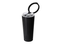 Vaso térmico de acero reciclado Calten 700 ml con pajita de acero inox reciclado, detalle 1
