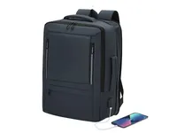 Mochila extensible de PU Javelin bandas reflectantes USB de PU, detalle 7