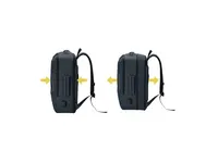 Mochila extensible de PU Javelin bandas reflectantes USB de PU, detalle 2