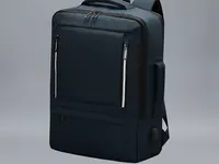 Mochila extensible de PU Javelin bandas reflectantes USB de PU, detalle 3