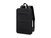 Mochila extensible de PU y poliéster Oracle dos frontales de PU/ poliéster, vista lateral