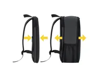 Mochila extensible de PU y poliéster Oracle dos frontales de PU/ poliéster, detalle 1