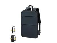 Mochila extensible de PU y poliéster Oracle dos frontales de PU/ poliéster, vista frontal