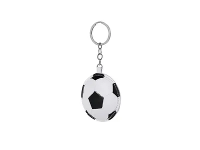 Llavero balón de fútbol en relieve PU personalizable