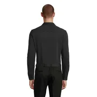 Camisa de algodón Balthazar mercerizado manga larga hombre de algodón reciclado, vista lateral