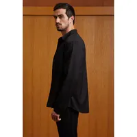 Sobrecamisa de poliéster viscosa Madden unisex de PET, detalle 3