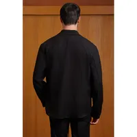 Sobrecamisa de poliéster viscosa Madden unisex de PET, detalle 4