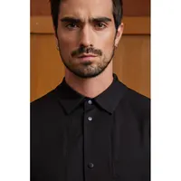 Sobrecamisa de poliéster viscosa Madden unisex de PET, detalle 7