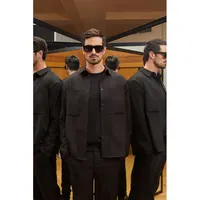 Sobrecamisa de poliéster viscosa Madden unisex de PET, detalle 8