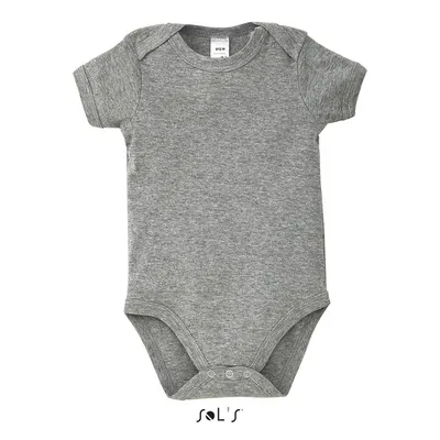 Body de bebé algodón peinado Bambino con broches personalizable