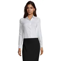 Camisa de algodón elastano Blake ceñida mujer de algodón, vista frontal