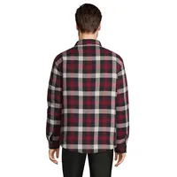 Camisa de franela acolchada Noah a cuadros de RPET, detalle 1