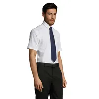 Camisa corte recto manga corta polialgodón Brisbane hombre de algodón, detalle 1