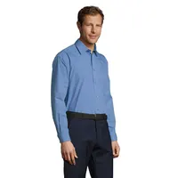 Camisa popelín corte recto manga larga Baltimore hombre de PET, detalle 1
