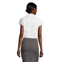 Camisa manga corta de algodón elastano Excess mujer de algodón, vista lateral