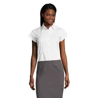 Camisa manga corta de algodón elastano Excess mujer de algodón, vista frontal