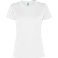 Camiseta técnica reciclada Slam 100 g con mesh mujer de tejido principal: 100% poliéster reciclado, vista lateral