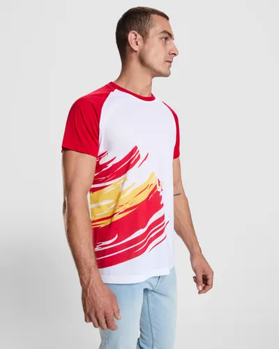 Camiseta de poliéster Forza 190 g manga corta personalizable