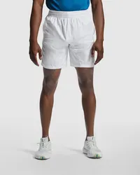 Pantalón corto deportivo panel transpirable Andy 110 g de 100% poliéster, 110 g/m², vista frontal
