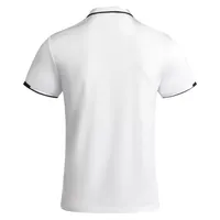 Polo técnico bicolor antibacteriano Tamil 140 g de 50% poliéster reciclado / 50% poliéster, detalle 1