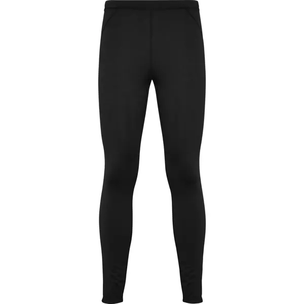 Mallas largas running Bristol 280 g hombre en negro de 88% poliéster interlock / 12% elastano, 280, vista frontal
