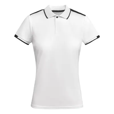 Polo técnico bicolor antibacteriano Tamil 140 g mujer personalizable