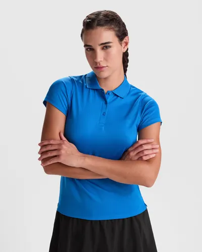 Polo técnico de piqué Monzha 150 g manga corta mujer personalizable