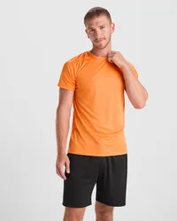Camiseta técnica interlock Daytona 135 g manga corta de 100% poliéster interlock, 135 g/m², vista frontal