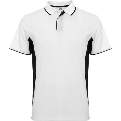 Polo técnico bicolor de piqué Montmelo 150 g con paneles personalizable