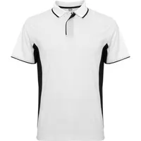 Polo técnico bicolor de piqué Montmelo 150 g con paneles de 100% poliéster piqué, 150 g/m², vista lateral
