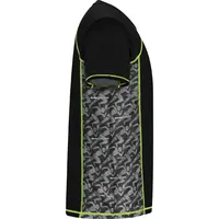 Camiseta técnica ranglán Sochi 130 g con paneles sublimados de 50% poliéster reciclado / 50% poliéster, detalle 3