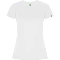 Camiseta técnica reciclada waffle Imola 135 g mujer de 50% poliéster reciclado / 50% poliéster, vista lateral