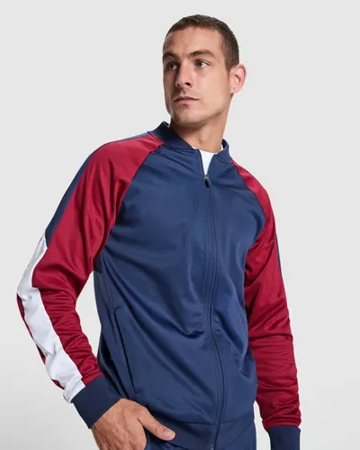 Chaqueta deportiva perchada con cremallera 210 g personalizable