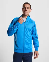 Sudadera deportiva Valier con cremallera 210 g de 100% poliéster, 210 g/m², vista frontal