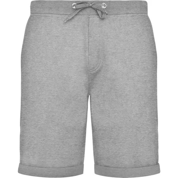 Pantalón corto de felpa algodón poliéster Spiro 290 g en gris vigore de 60% algodón / 40% poliéster, 290 g/m², vista frontal