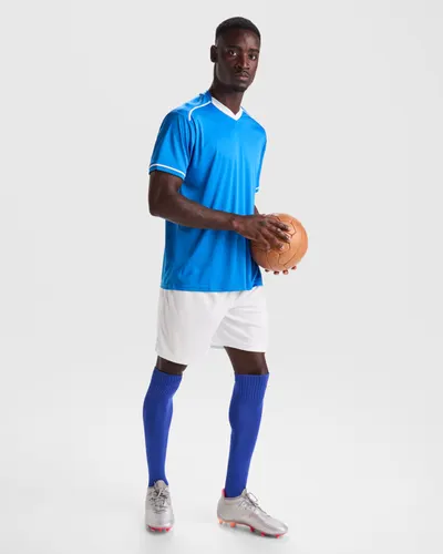 Equipación camiseta cuello pico y pantalón United 140 g personalizable