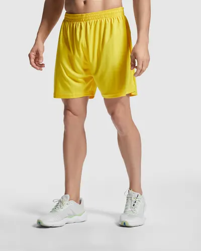 Pantalón corto deportivo con slip de rejilla 140 g personalizable