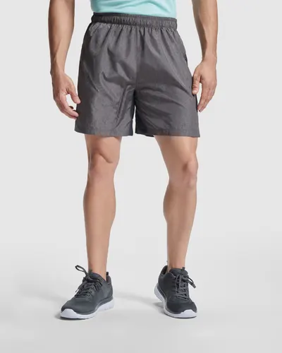 Pantalón corto deportivo con slip y paneles 100 g personalizable